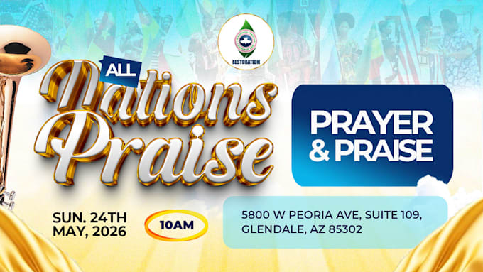 do exceptional event flyer design, postcard or church flyer