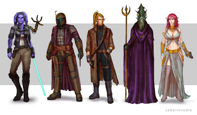 draw sci fi, star wars, mecha, sprite dnd art
