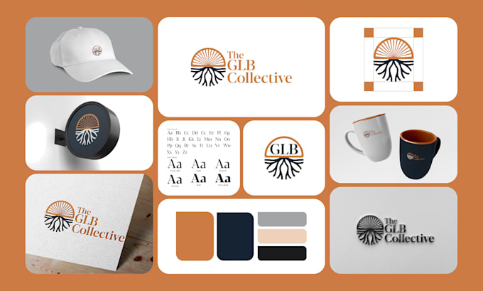 create a professional logo and corporate brand identity
