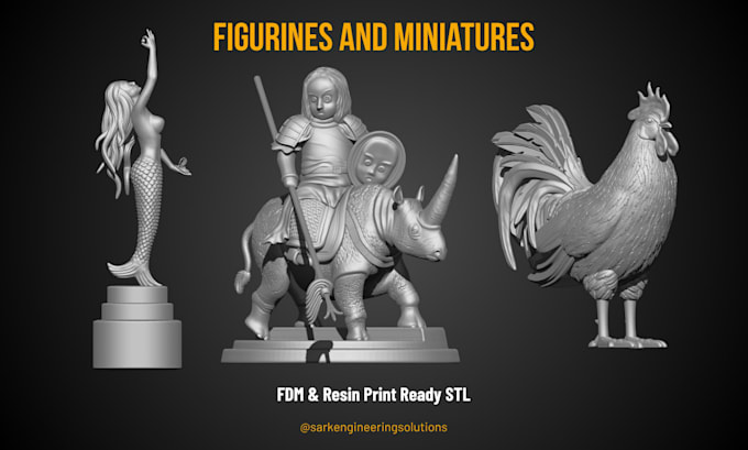 sculpt custom 3d printable figurines and miniatures