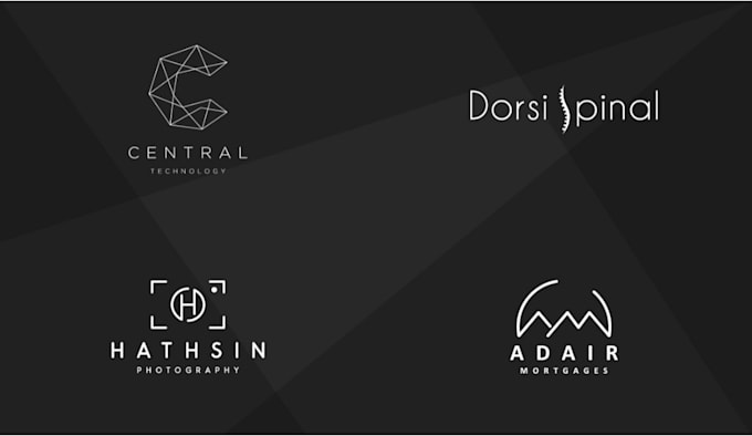 design 3 flat minimalist logo design