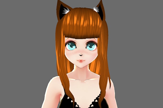 design a vroid model from scratch with concept art