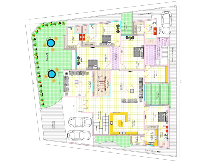 draw architectural house plans and floor plan