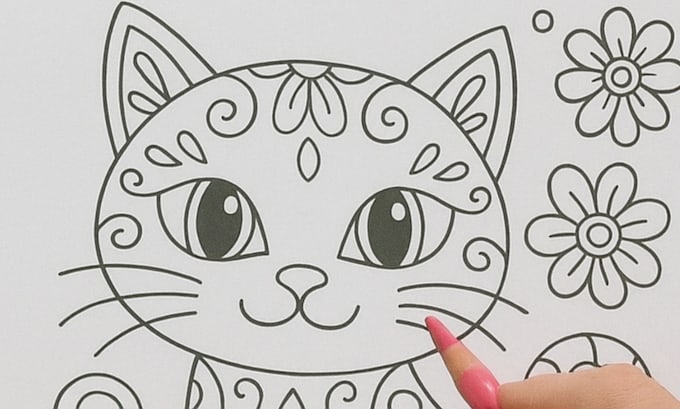 create kids and adults coloring books for KDP, etsy and pod