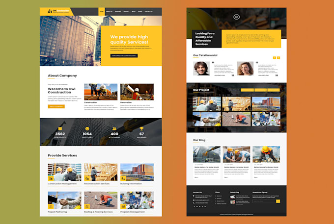 design responsive website in HTML, CSS, bootstrap, laravel