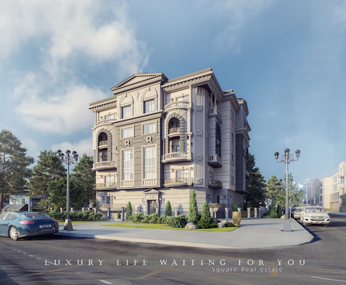 design your architectural exterior, facade, and landscape with realistic