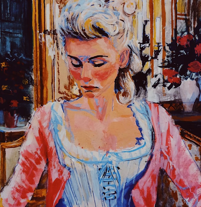 paint viberant gouache paintings