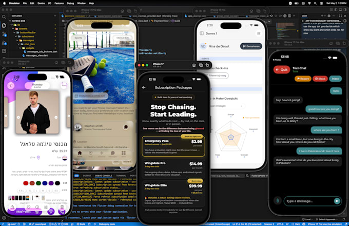 do mobile app development, ios app, android app creation flutter app developer