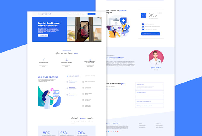 design and develop your website with elementor