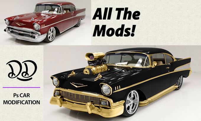 modify any car, however you like, using photoshop
