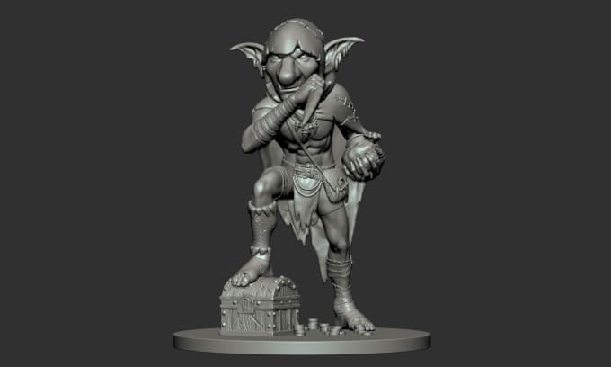 sculpt a 3d model for 3d printing