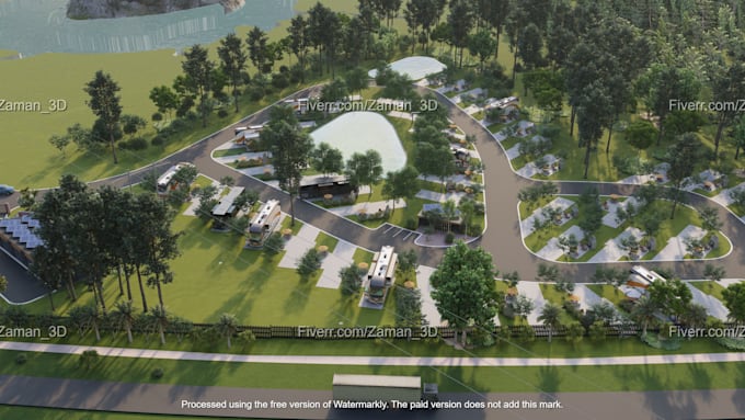 design rv park resort, campground, agricamper design