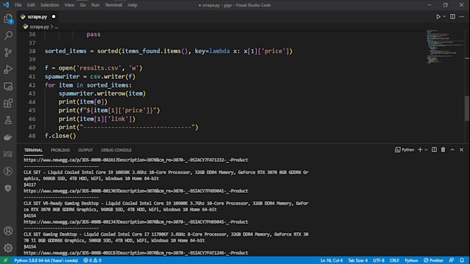 Make you a web scraping tool with python by A_coach | Fiverr