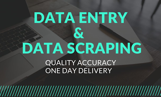do fastest data entry, web scraping in one day at low price