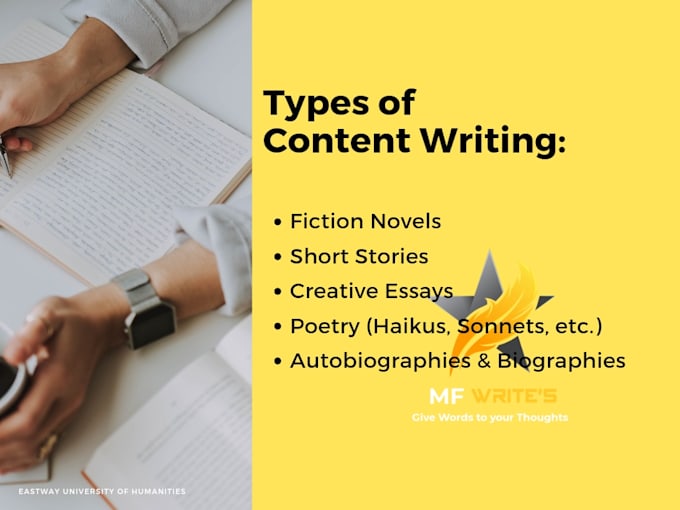 write high quality content and articles for you