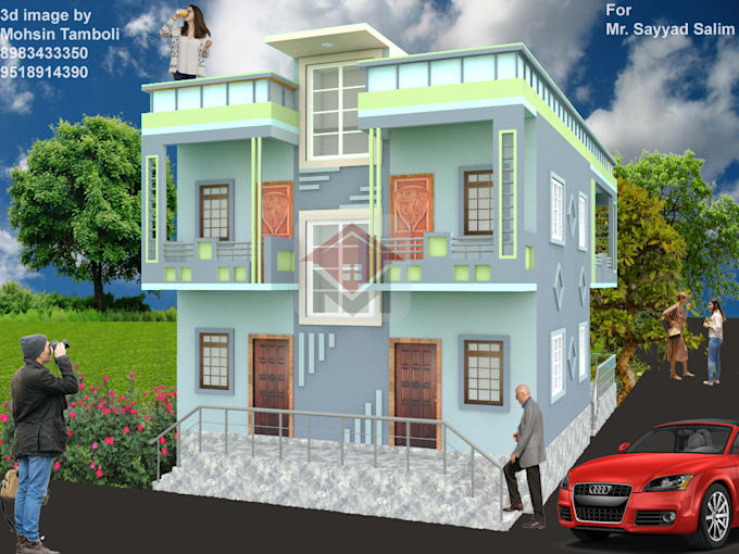 draw floor plan, elevations, roof plan or sections