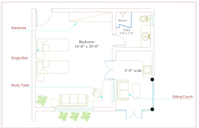 create furniture layout for your room