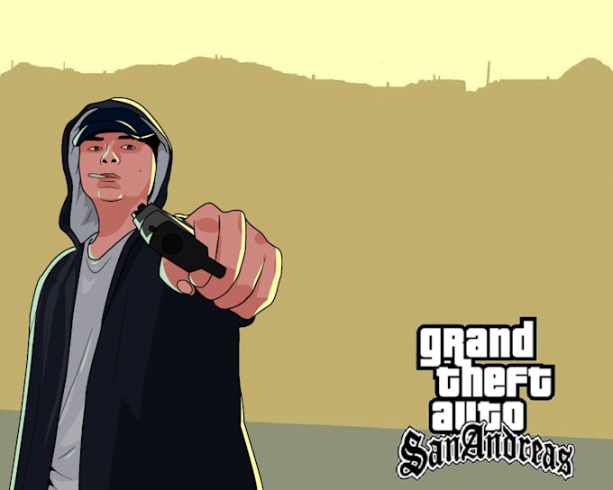 draw you or someone else as a gta sa character