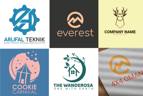 do 3 flat logo design