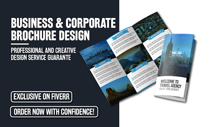 design bifold and trifold brochure design