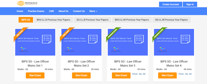 create examination portal with web proctoring