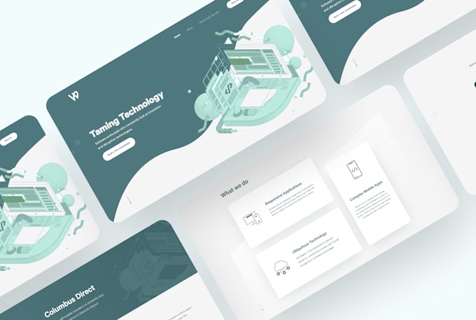 do figma website design and ui ux design