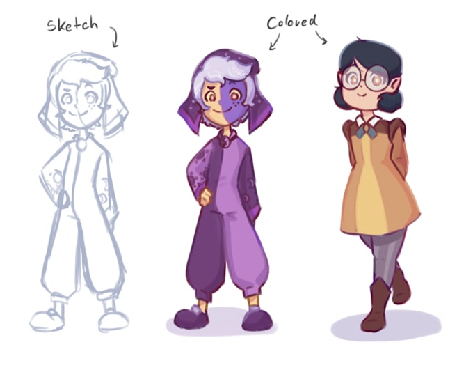 draw a cute chibi style character