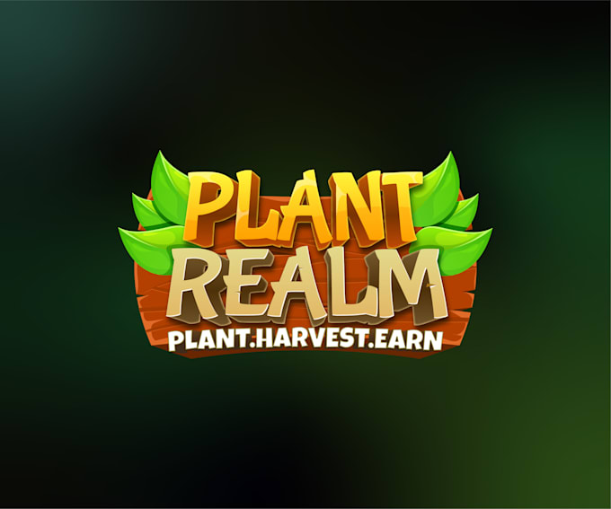 make funny jungle, forest, wooden, nature game logo
