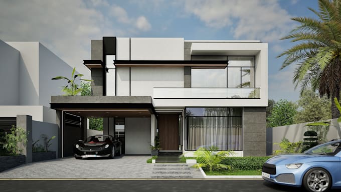 do exterior interior 3d modeling and rendering
