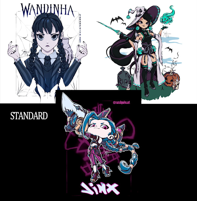 create cartoon style art for your book, tshirt, poster, album cover