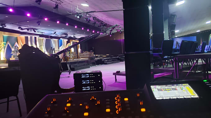 help setup sound, pa systems and mic as an audio engineer