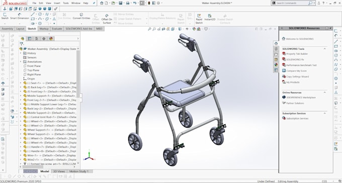 Do 2d designs and 3d models on solidworks and ansys