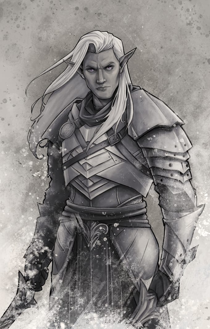 create professional character design illustration