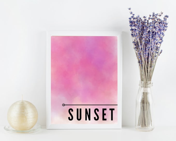 Create custom printable wall art designs by Mamiea_ Fiverr