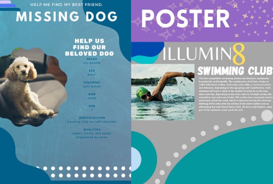 design templates, social media posts, any design on canva