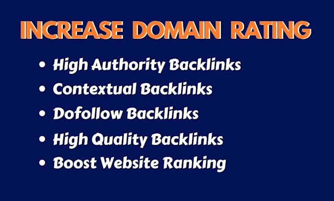 increase domain rating ahref dr via high domain authority dofollow seo backlinks
