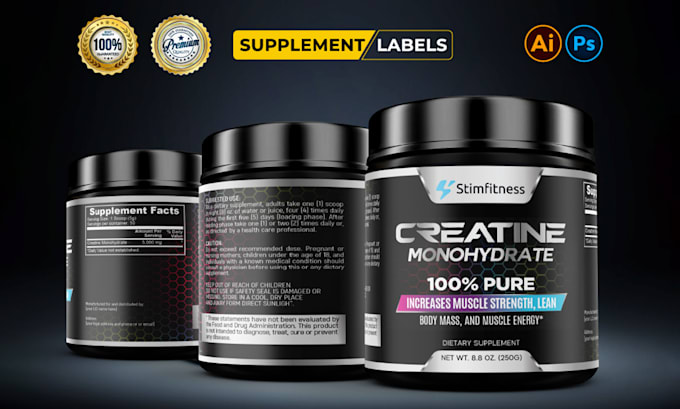 do supplement label design, product label packaging