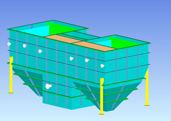 do complex structure design, steel structure work