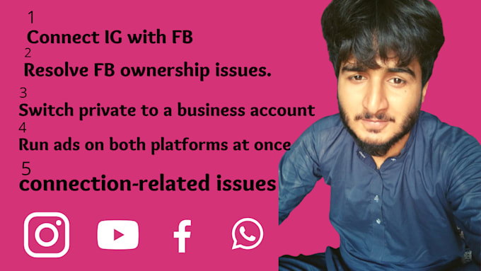 connect facebook page with instagram account