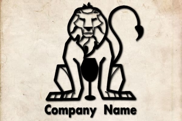 design a lion logo