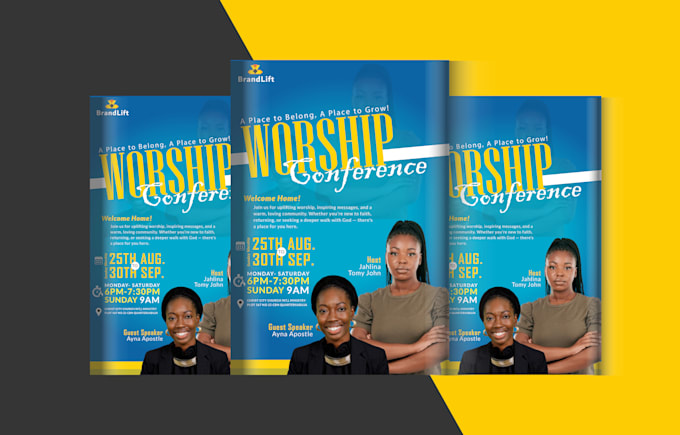 design a professional flyer for your business use