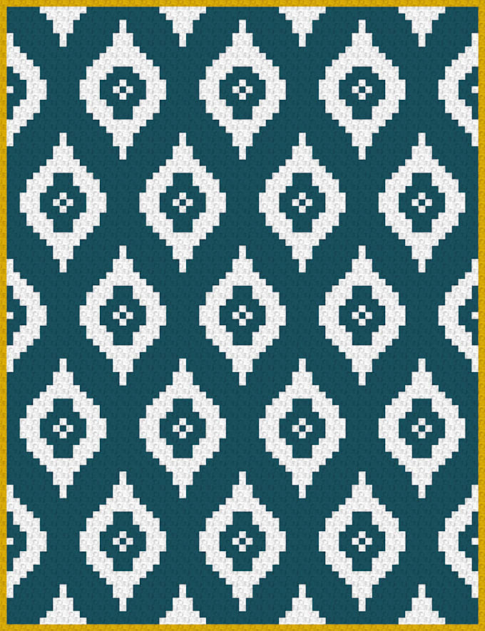 send you crochet blanket pattern in PDF