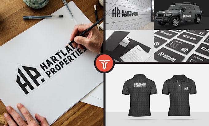 enhance your existing logo, create premium brand style guide and brand identity