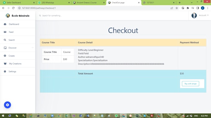 do secure payment integration with django