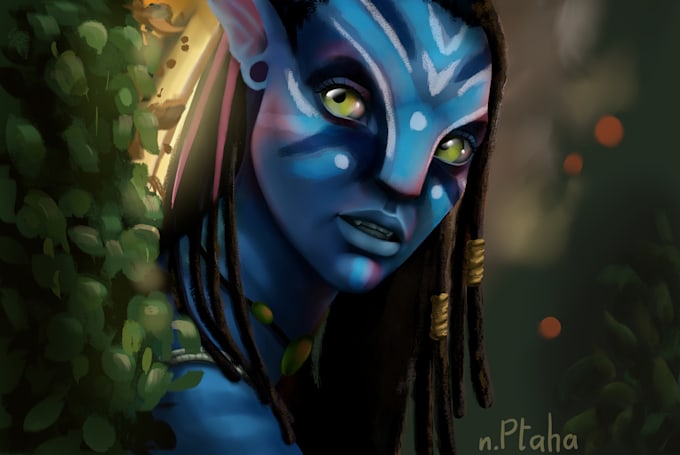 draw realistic digital portrait from your photo