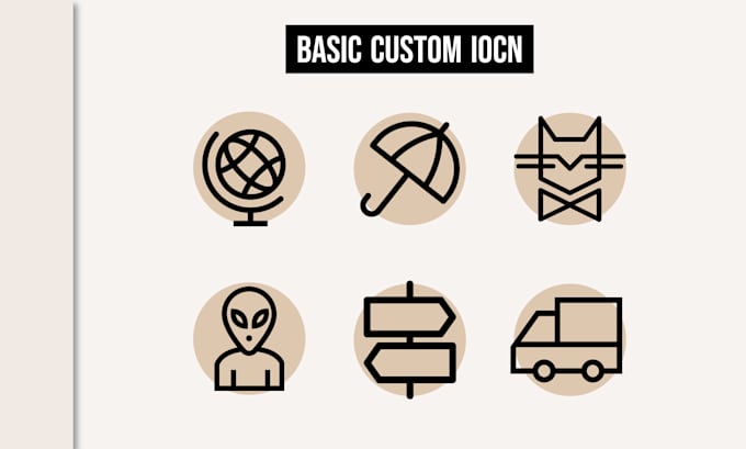 design custom line icons for your app or website