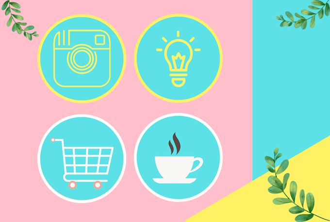 design instagram story highlight cover or icon