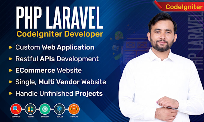 develop website using php, laravel