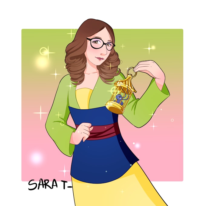draw you as a princess