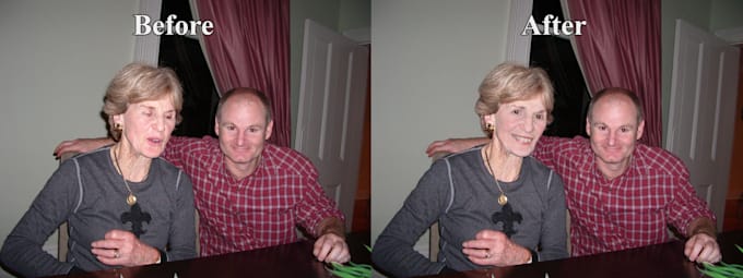 do faces swap or face change within 2 hours by photoshop